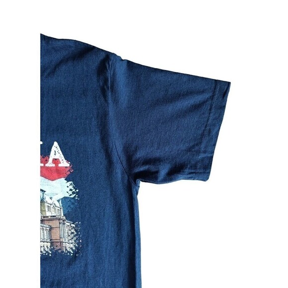 Holland America Line T-Shirt Men's Size Small Blue Graphic Cotton Crewneck - Picture 3 of 8